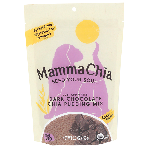 Mamma Chia Organic Chia Pudding Mix, Dark Chocolate Same-Day