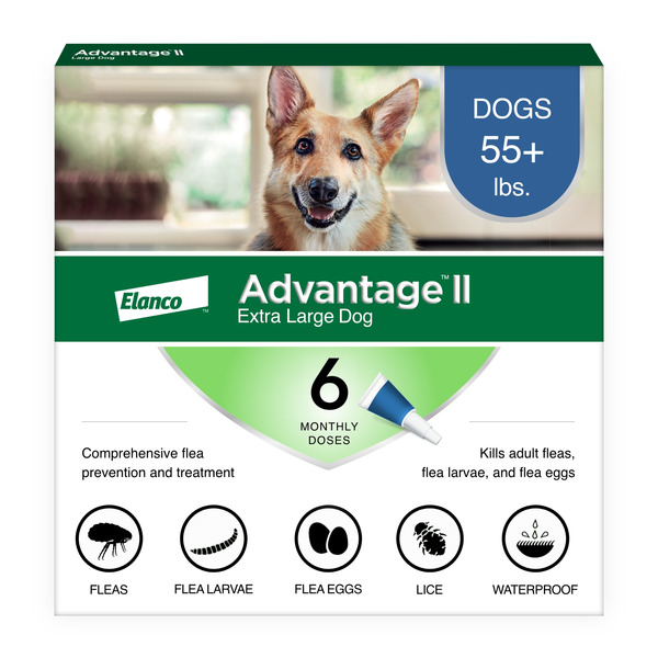 Advantage Flea Treatment & Prevention | Extra-Large (XL) Dogs over 55lbs+