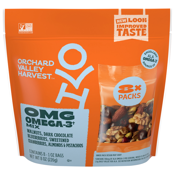 ダーククレンズ710ml×5本セット　オメガボーテ 20袋 Orchard Valley Harvest Omega-3 Mix, OMG Same-Day Delivery or