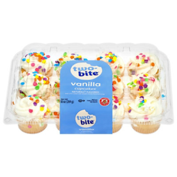 Two Bite Vanilla Cupcakes