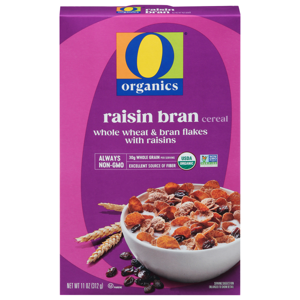 O Organics Cereal, Raisin Bran