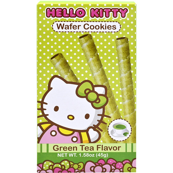 Hello Kitty Green Tea Wafer Cookies