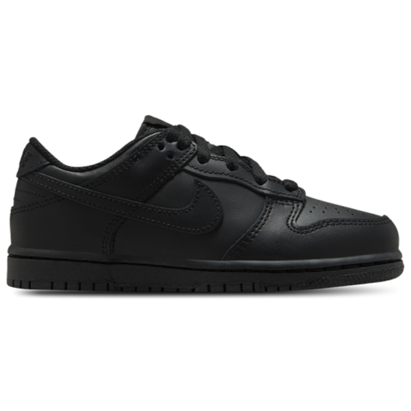 Nike Boys' Dunk Low Preschool Basketball Shoes, Size 2 - Black