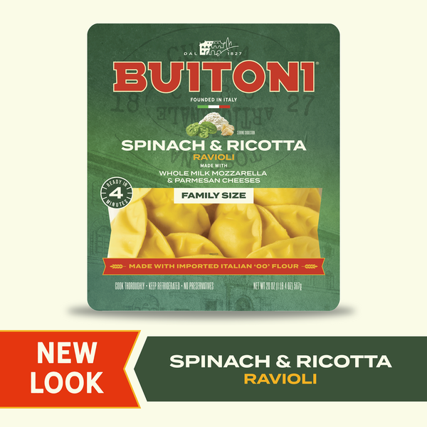 Buitoni Spinach & Ricotta Ravioli Family Size Refrigerated Pasta