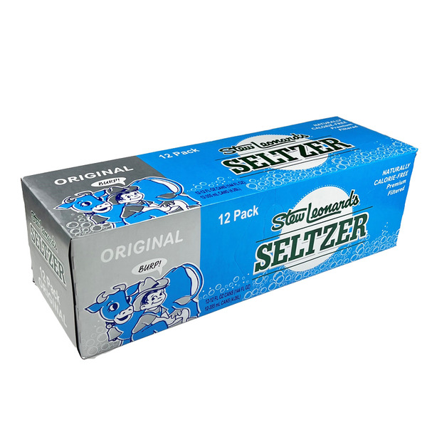 Stew Leonard's Plain Seltzer Cans Same-Day Delivery or Pickup