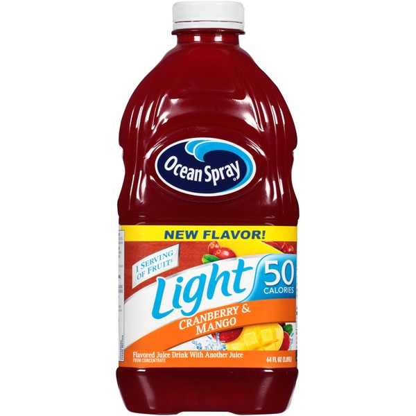 Ocean Spray Light Cranberry & Mango Juice Drink (64 fl oz) Instacart