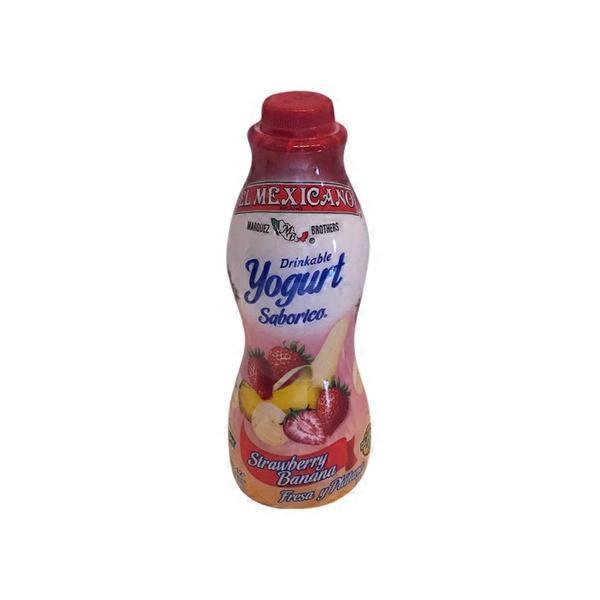 El Mexicano Strawberry Banana Drinkable Yogurt (32 fl oz) from Safeway