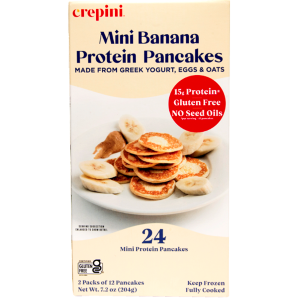 Crepini Mini Banana Protein Pancakes