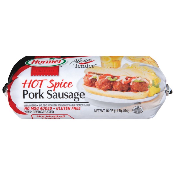 Hormel Always Tender Hot Spice Pork Sausage (16 oz) Instacart