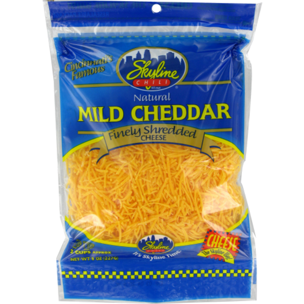 Skyline Chili Finely Shredded Mild Cheddar Chesse (8 oz) from Kroger