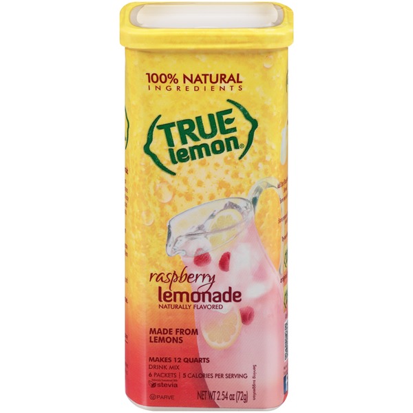 True lemon raspberry lemonade drink mix 2 54 oz instacart