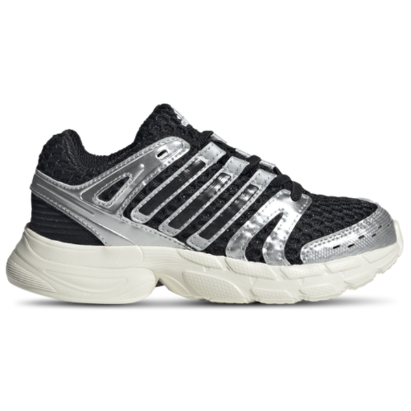 adidas Boys' Adistar Control 5 Preschool Basketball Shoes, Size 2.0 - Core Black/Silver Metallic/Grey