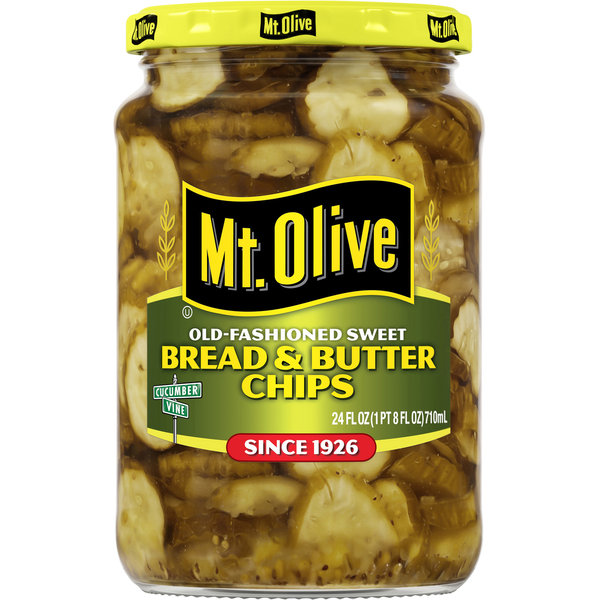 Mt. Olive Old-Fashioned Sweet Bread & Butter Pickle Chips