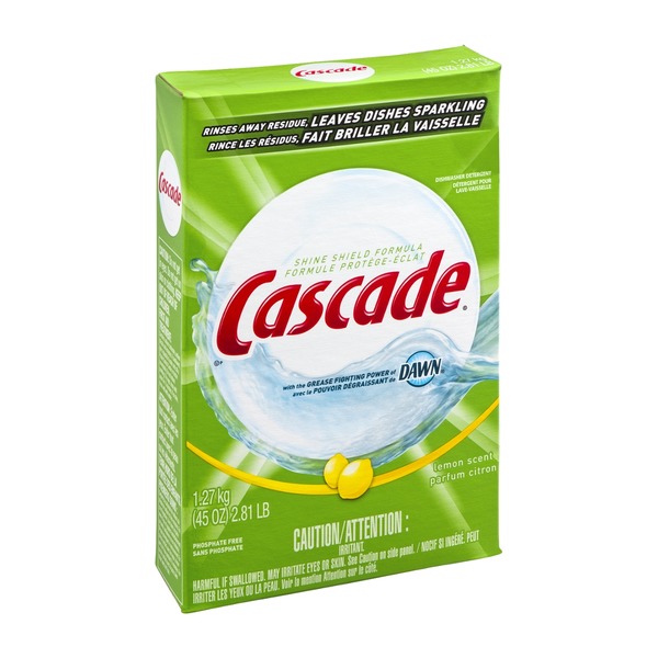 Cascade Lemon Scent Dishwasher Detergent (45 oz) Instacart