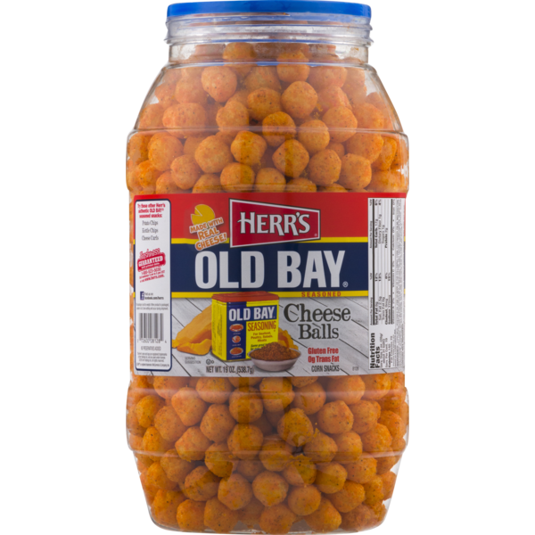 Herr's Old Bay Seasoned Cheese Balls Corn Snacks (19 oz) from ACME