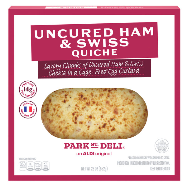 Park Street Deli Ham & Swiss Quiche