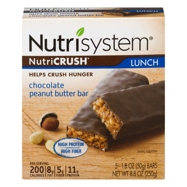 Nutrisystem Lunch Bar Chocolate Peanut Butter (1.8 oz) Instacart