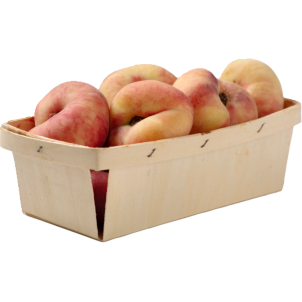 White Donut Peaches, CA Grown