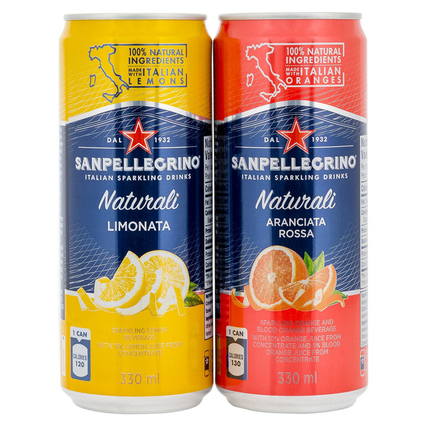 San Pellegrino Naturali Italian Sparkling Drinks