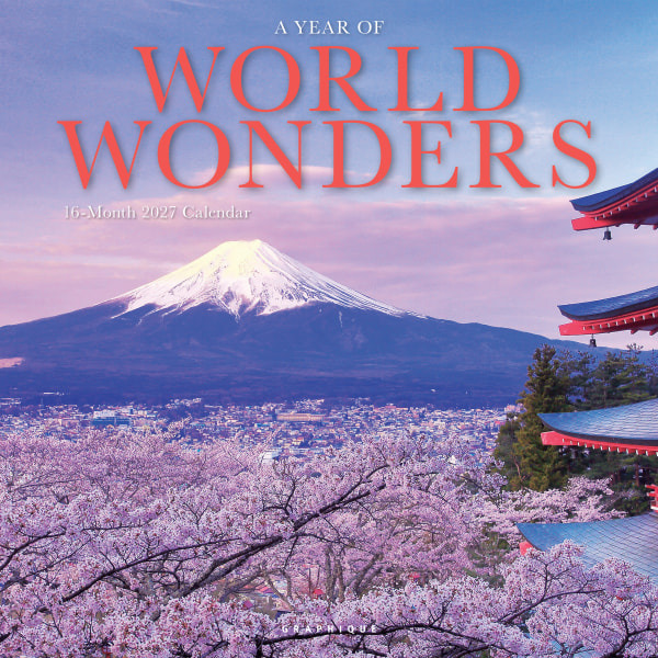 Graphique A Year of World Wonders 2027 16-Month Wall Calendar, 12 x 12 in