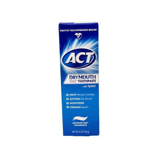 Act Dry Mouth Anticavity Fluoride Toothpaste, Soothing Mint (4.6 oz