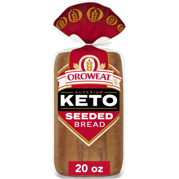 Oroweat Superior Keto, Seeded Bread, White Bread, 20 oz Same-Day