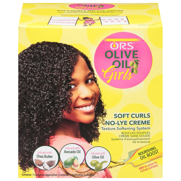 ORS Texture Softening System, Soft Curls, No-Lye Creme