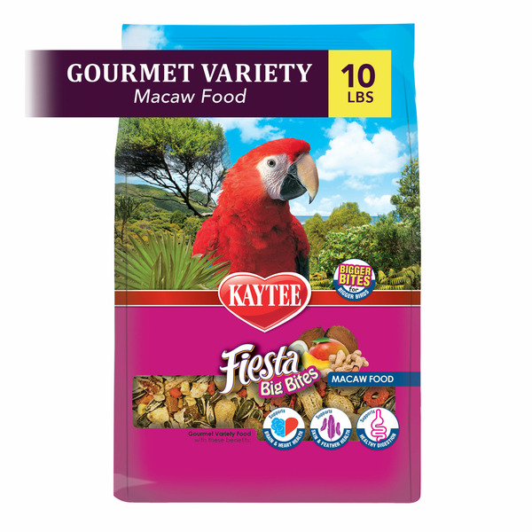 Kaytee Macaw Gourmet Big Bites Diet Fiesta Big Bites