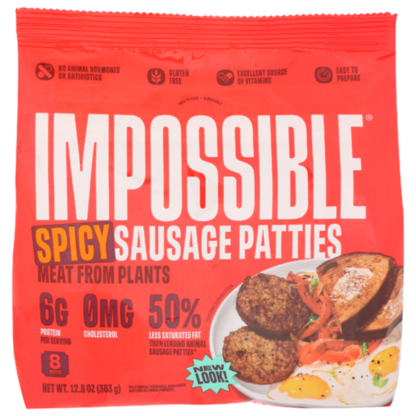 Impossible Spicy Plant-Based Sausage Patties