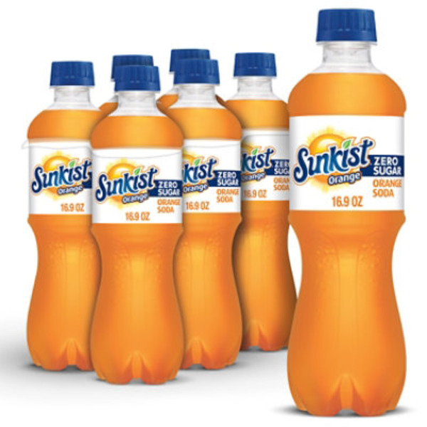 Sunkist Zero Sugar Orange Soda