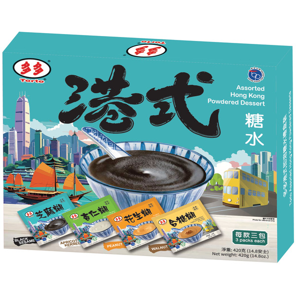 Torto Food Assorted Hong Kong Powdered Dessert, 4 Flavors