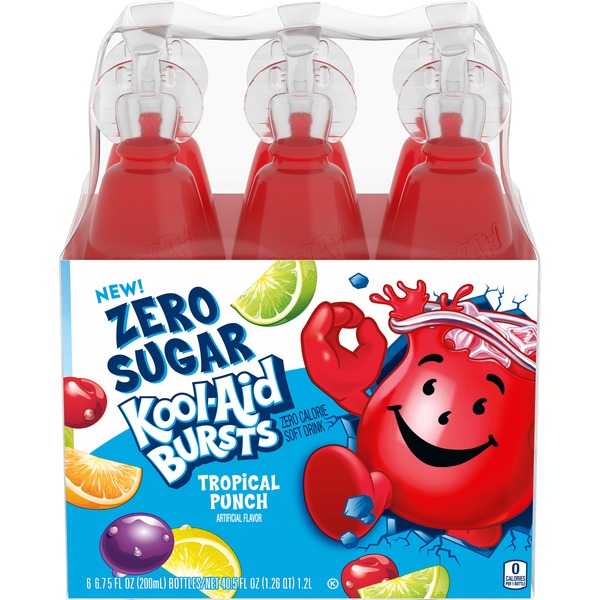 KoolAid Bursts Tropical Punch Zero Sugar Readyto Drink Soft Drink (40