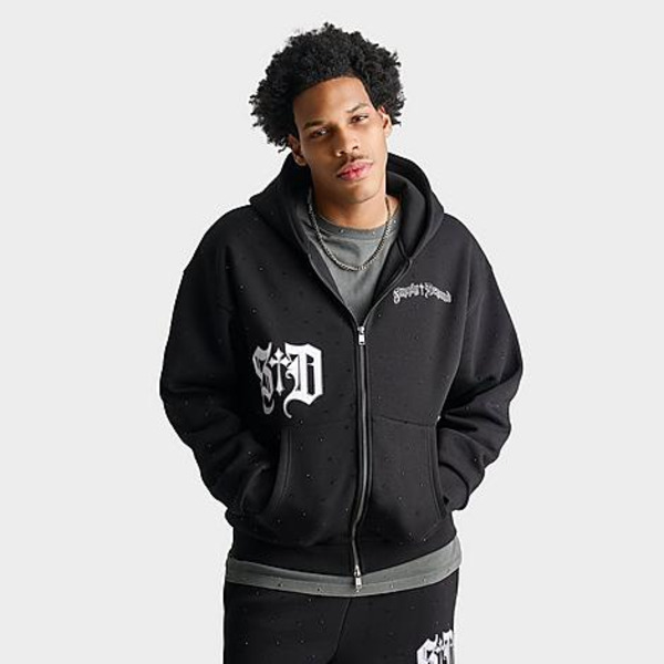 Supply & Demand Men's Spartan Full-Zip Hoodie, XL - Black