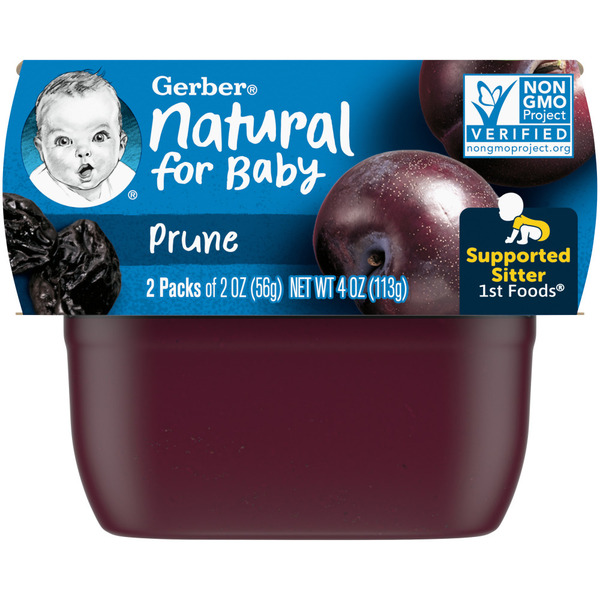 Gerber Baby Food Prune Tubs