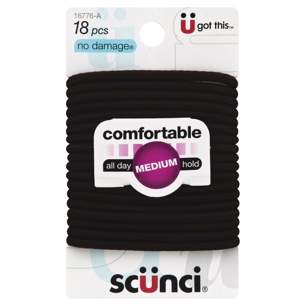 Scunci U Got This Comfortable All Day Medium Hold 18 Ct Instacart