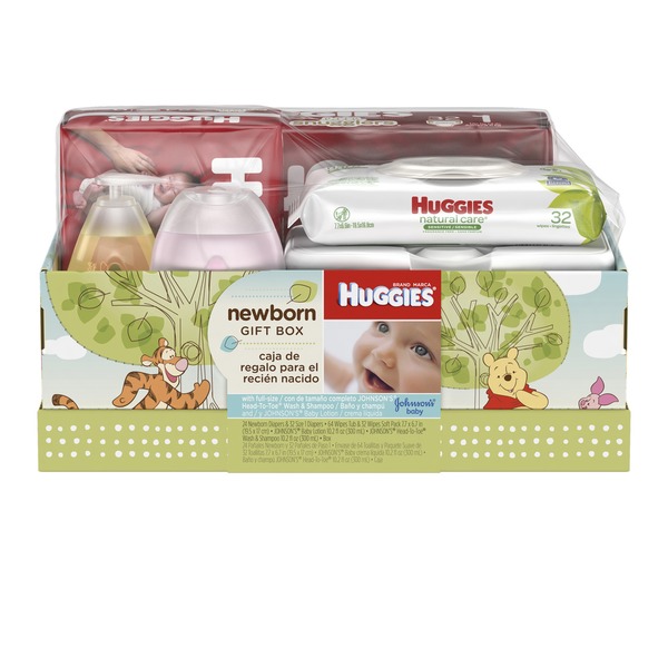 box of newborn diapers