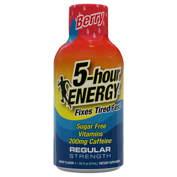 5-hour ENERGY Regular Strength Berry Energy Shot Same-Day Delivery