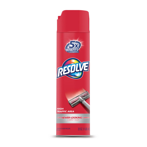 Resolve Carpet Cleaner, Heavy Traffic Foam