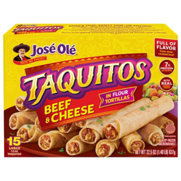 José Olé Beef & Cheese Taquitos