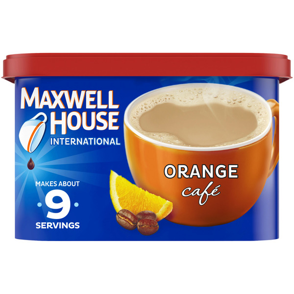 Maxwell House Orange Cafe-Style Instant Coffee Beverage Mix Same