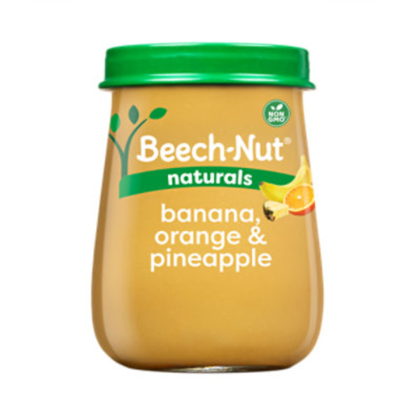 Beech-Nut Naturals Stage 2 Baby Food, Banana Orange & Pineapple, 4 oz Jar