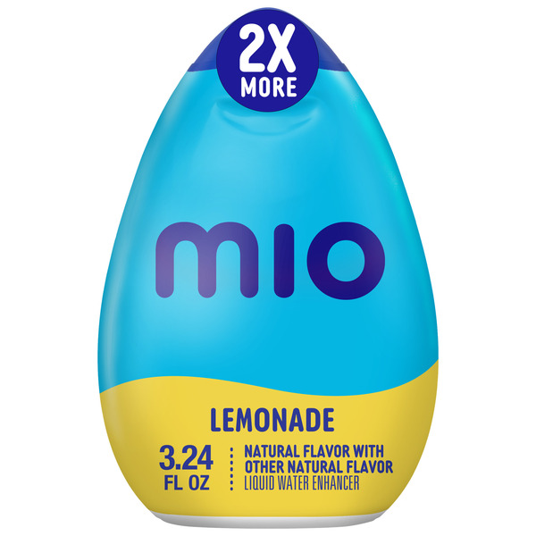 MiO Lemonade Naturally Flavored Liquid Water Enhancer with 2X More
