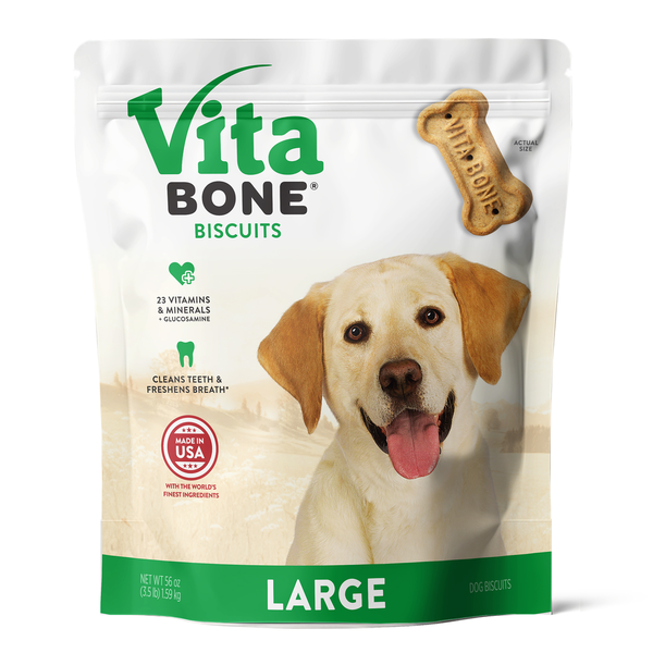 Vita Bone Treats for Dogs, Large, Biscuits