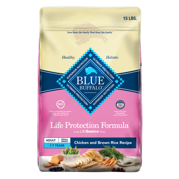 Blue Buffalo Life Protection Formula Natural Adult Small Breed Dry Dog Food, Chicken