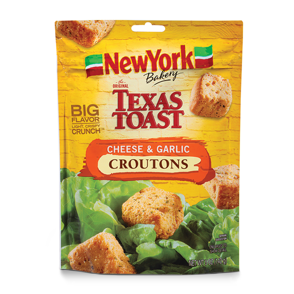 New York Bakery Croutons, Texas Toast, Cheese & Garlic