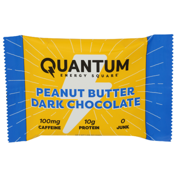 Quantum Energy Squares Peanut Butter Dark Chocolate Energy Bar