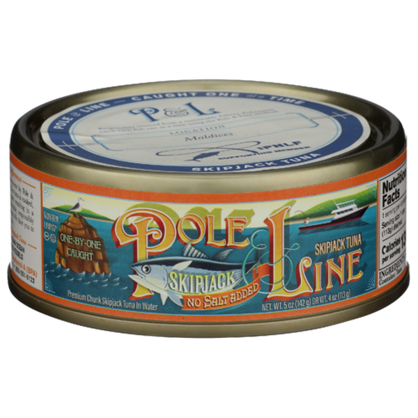 Pole & Line No Salt Added Skipjack Tuna Same-Day Delivery or