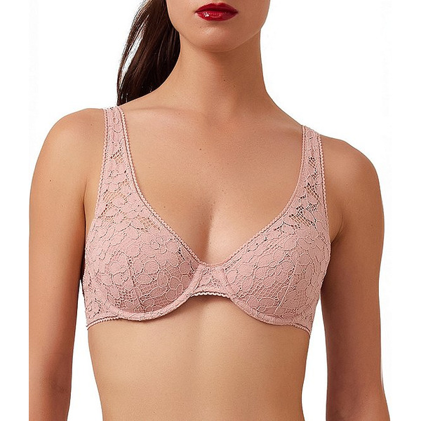 Wolford Bold Lace Half-Pad Plunge Underwire Bra