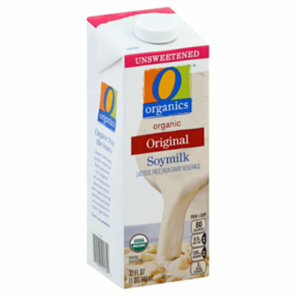 O Organics Soymilk, Organic, Original, Unsweetened
