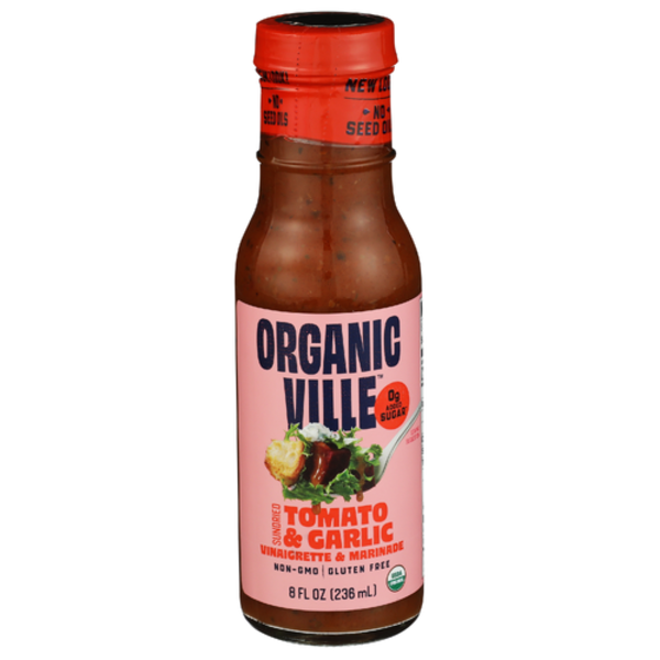 Organicville Organic Sundried Tomato & Garlic Vinaigrette Dressing & Marinade